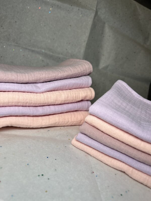 Muslino merliukų rinkinukas mergytei