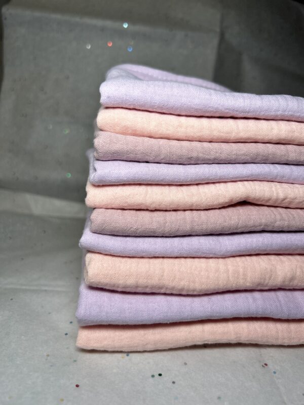 Muslino merliukų rinkinukas mergytei