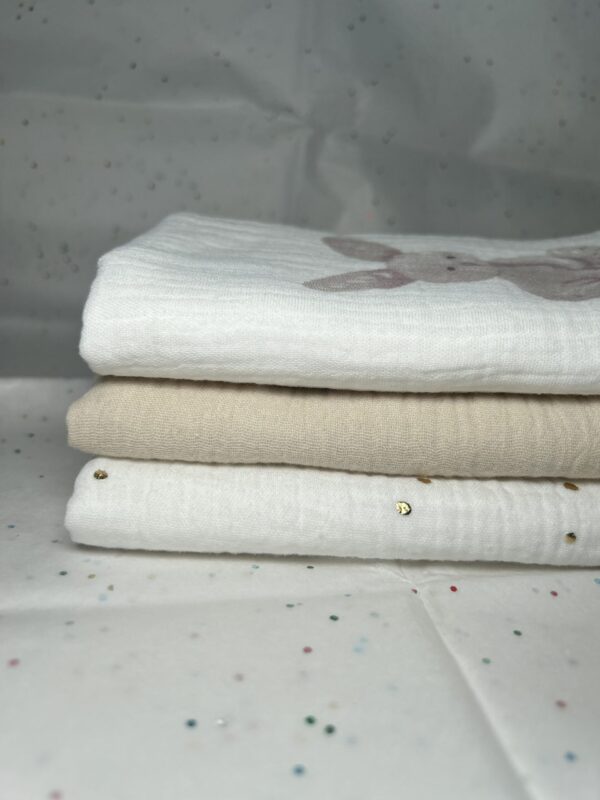 Muslino merliukų rinkinukas "Šviesus"