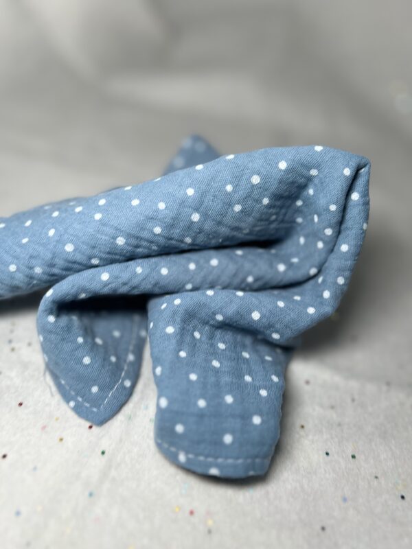 Muslino merliukas "Mėlyni taškučiai"