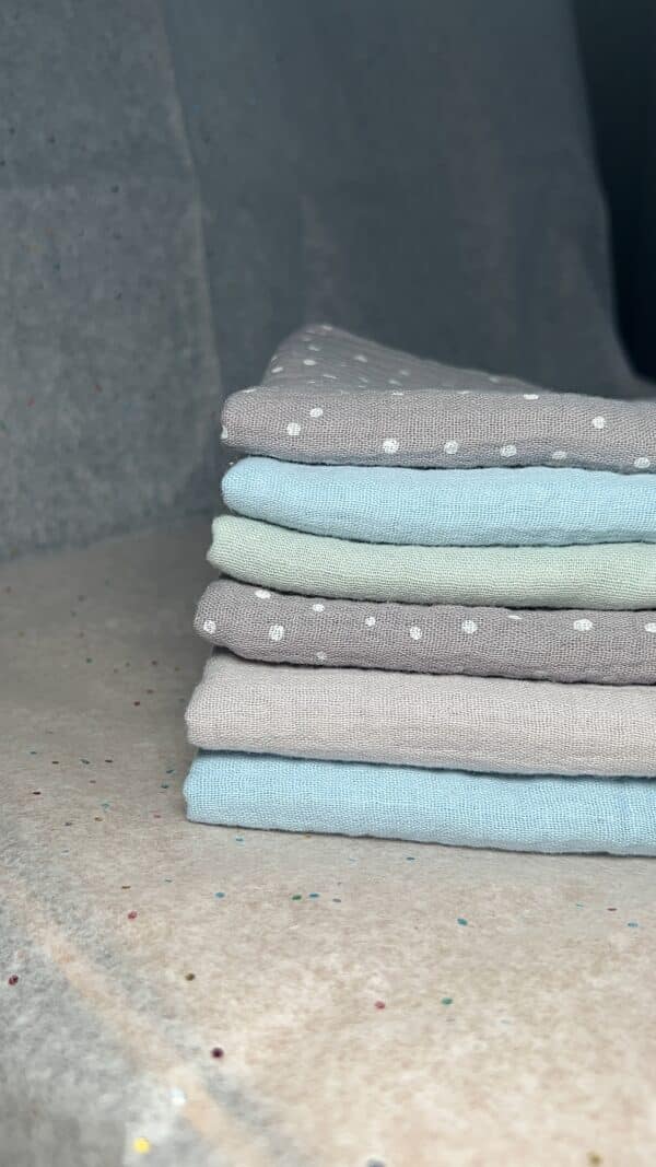 Muslino Merliukų rinkinukas "Melsvas”