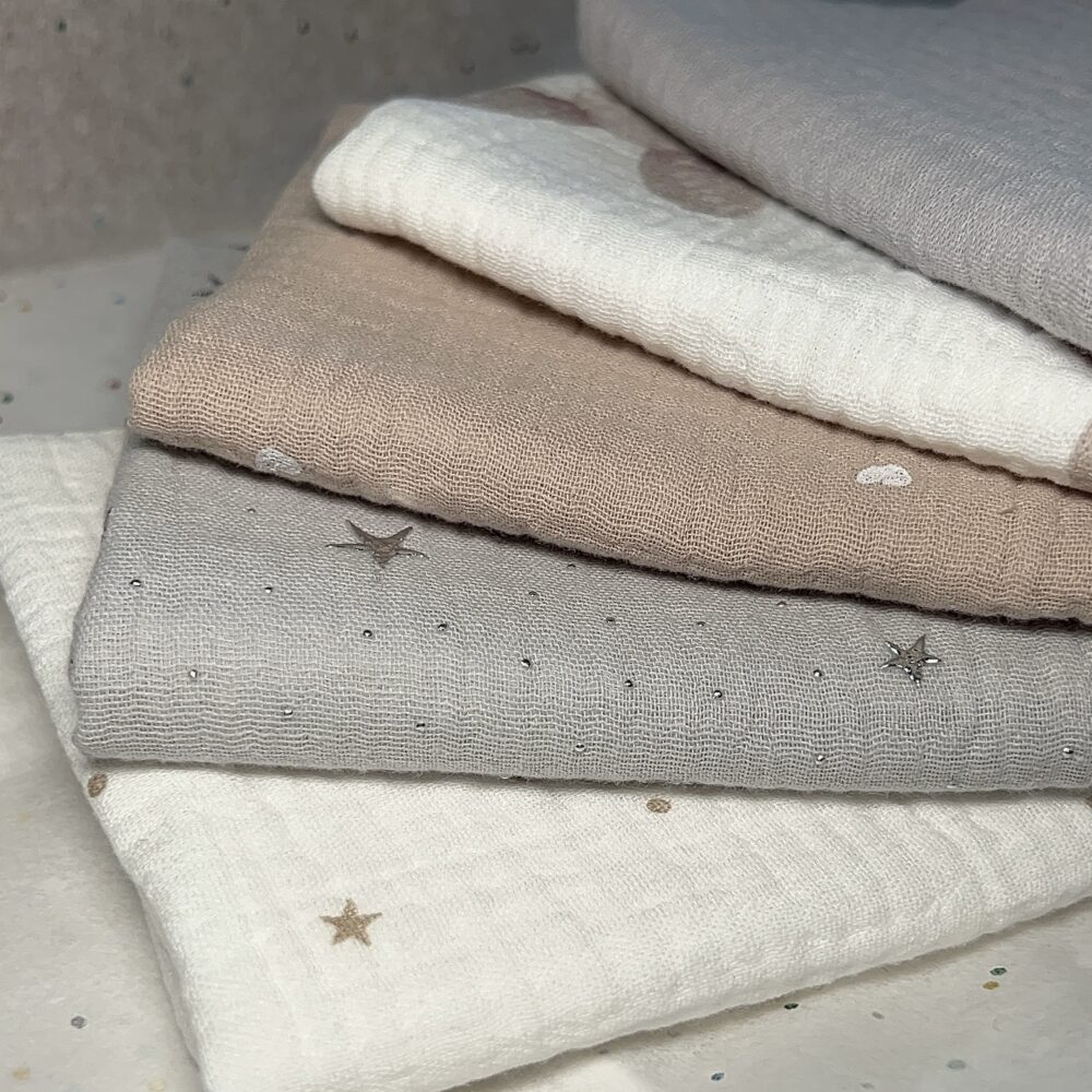 Muslino merliukų rinkinukas "Mielumas"