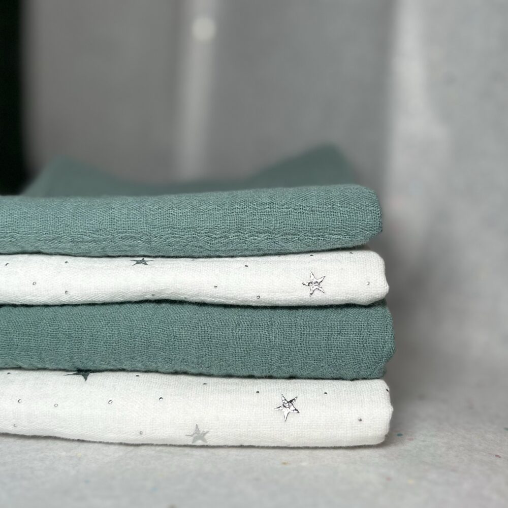 Muslino merliukų rinkinys “Kalėdos”