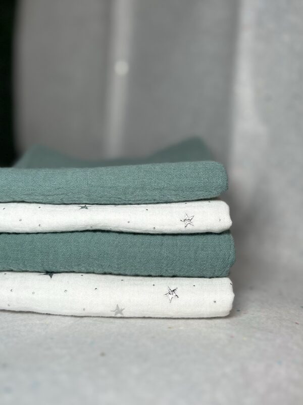 Muslino merliukų rinkinys “Kalėdos”