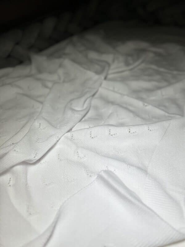 Medvilninis pledukas “Jaukumas” baltas